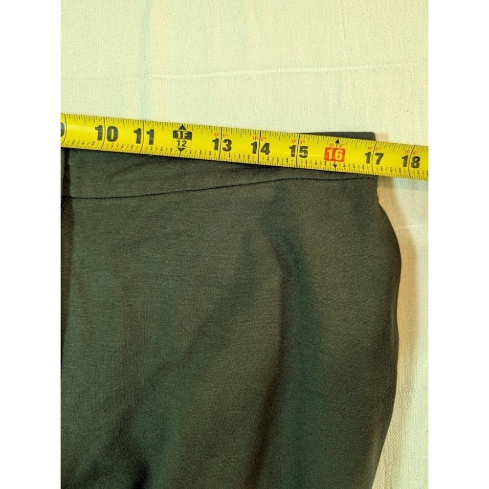 Eileen Fisher Petite Olive Green Organic Cotton Blend Pants  Cropped PL‎ - Picture 7 of 8